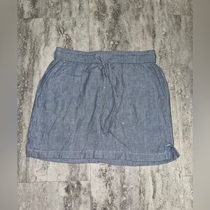 Old Navy Linen Drawstring Skirt